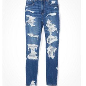 American Eagle Ripped Mom Jeans